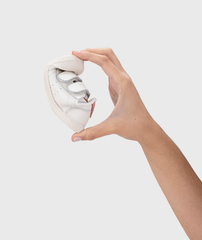 Tenis blanco con rosado