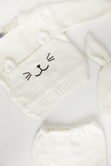 Set 3 Piezas Tejido Bigotes