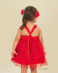 VESTIDO VOZ ROJO