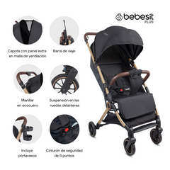 TRAVEL SYSTEM COMPACTO MICRO BLACK