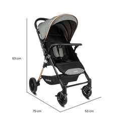 COCHE REVERSIBLE CITY GRAY