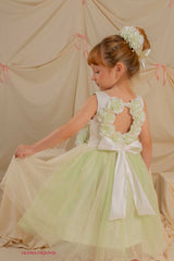 VESTIDO LIRICA VERDE