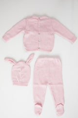 Set 3 Piezas Tejido Bigotes