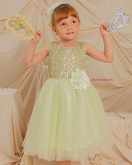 VESTIDO LIRICA VERDE