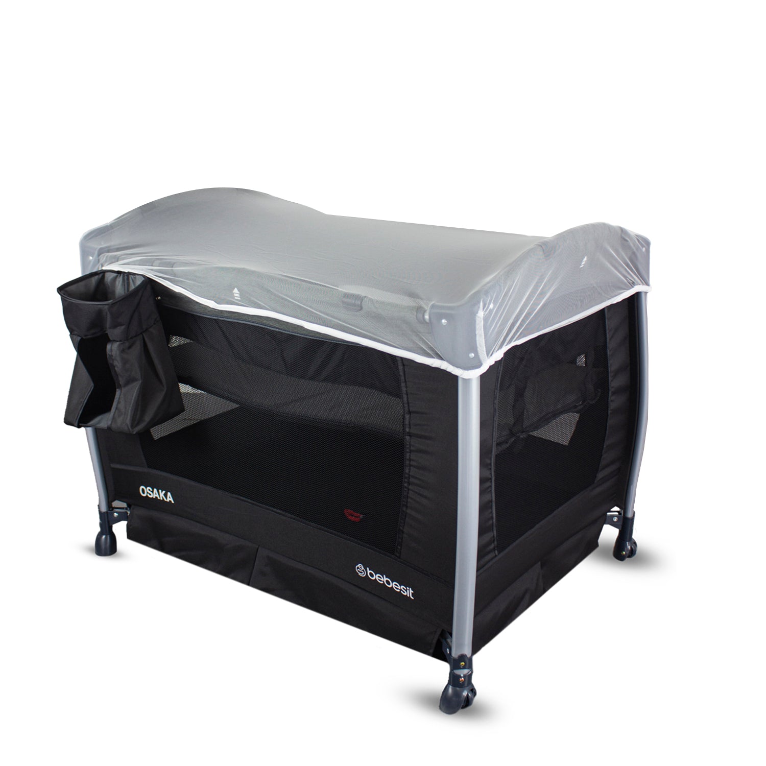 CUNA CORRAL  PACK N PLAY OSAKA BLACK CON MOISES PREMIUM