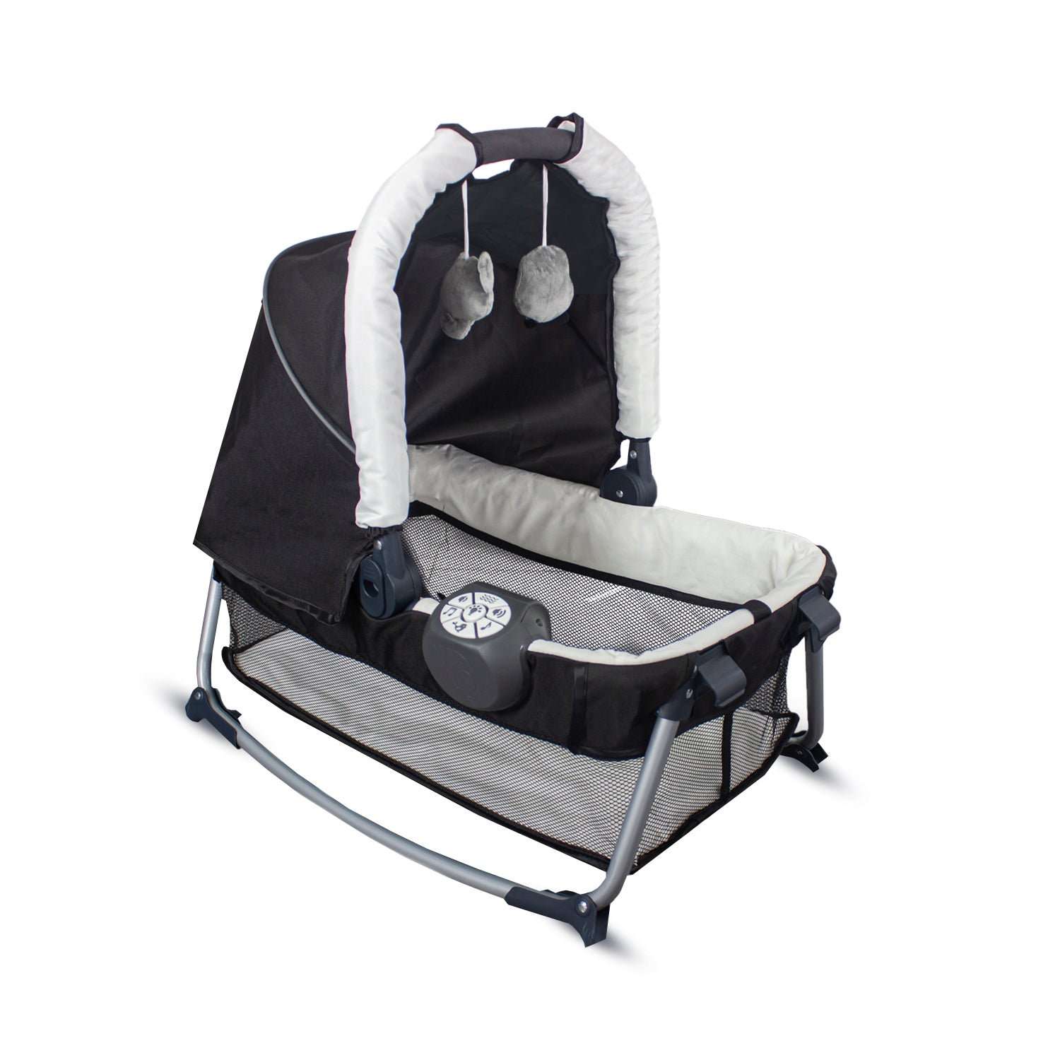 CUNA CORRAL  PACK N PLAY OSAKA BLACK CON MOISES PREMIUM