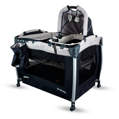 CUNA CORRAL  PACK N PLAY  OSAKA GRAY CON MOISES PREMIUM