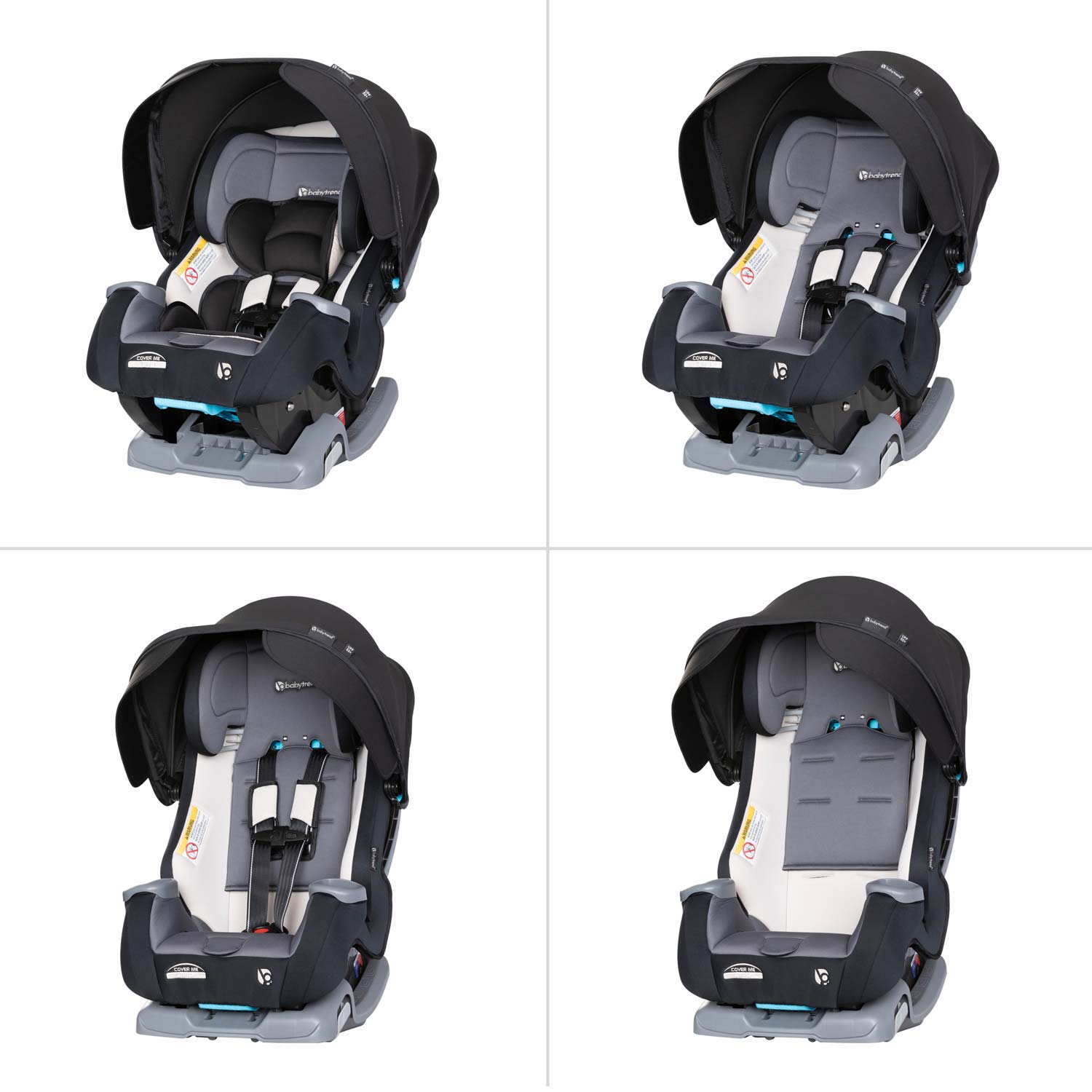 SILLA PARA CARRO BEBE COVER ME 4 EN 1 BABY TREND  MK