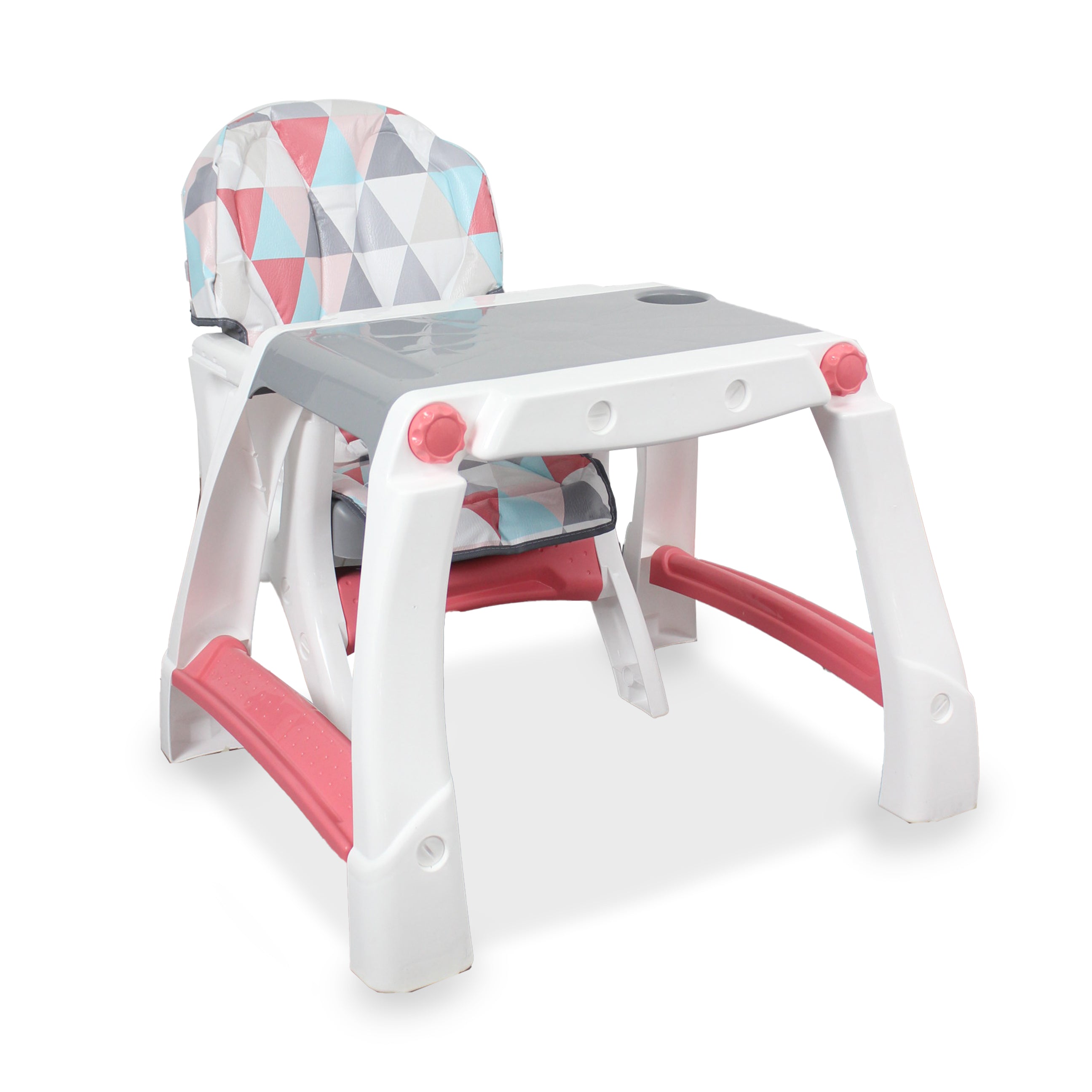 SILLA COMEDOR BEBE KINDER CITY ROSA 2 EN 1