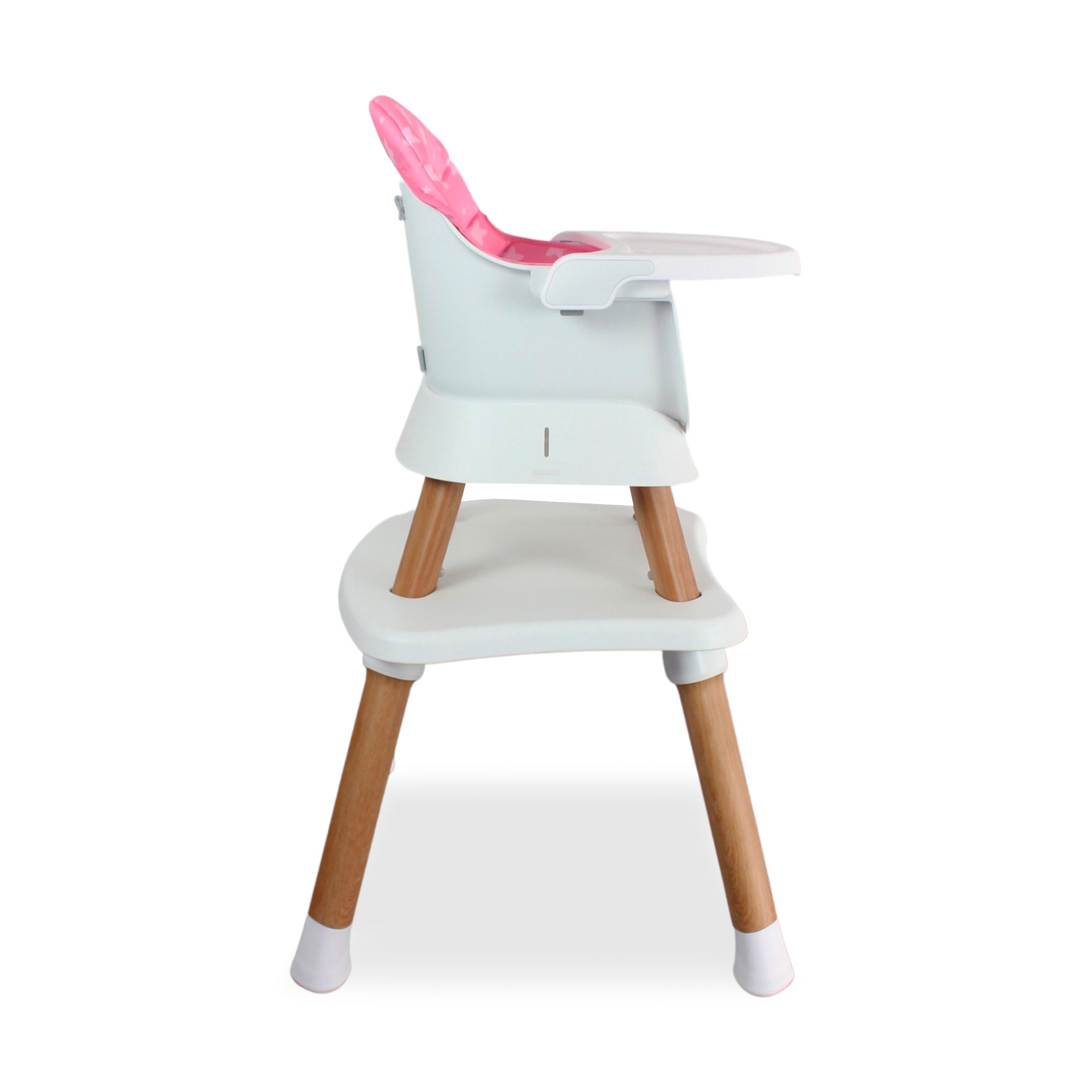 SILLA COMEDOR BABY ELITE DINNER PINK 5 EN 1 PREMIUM
