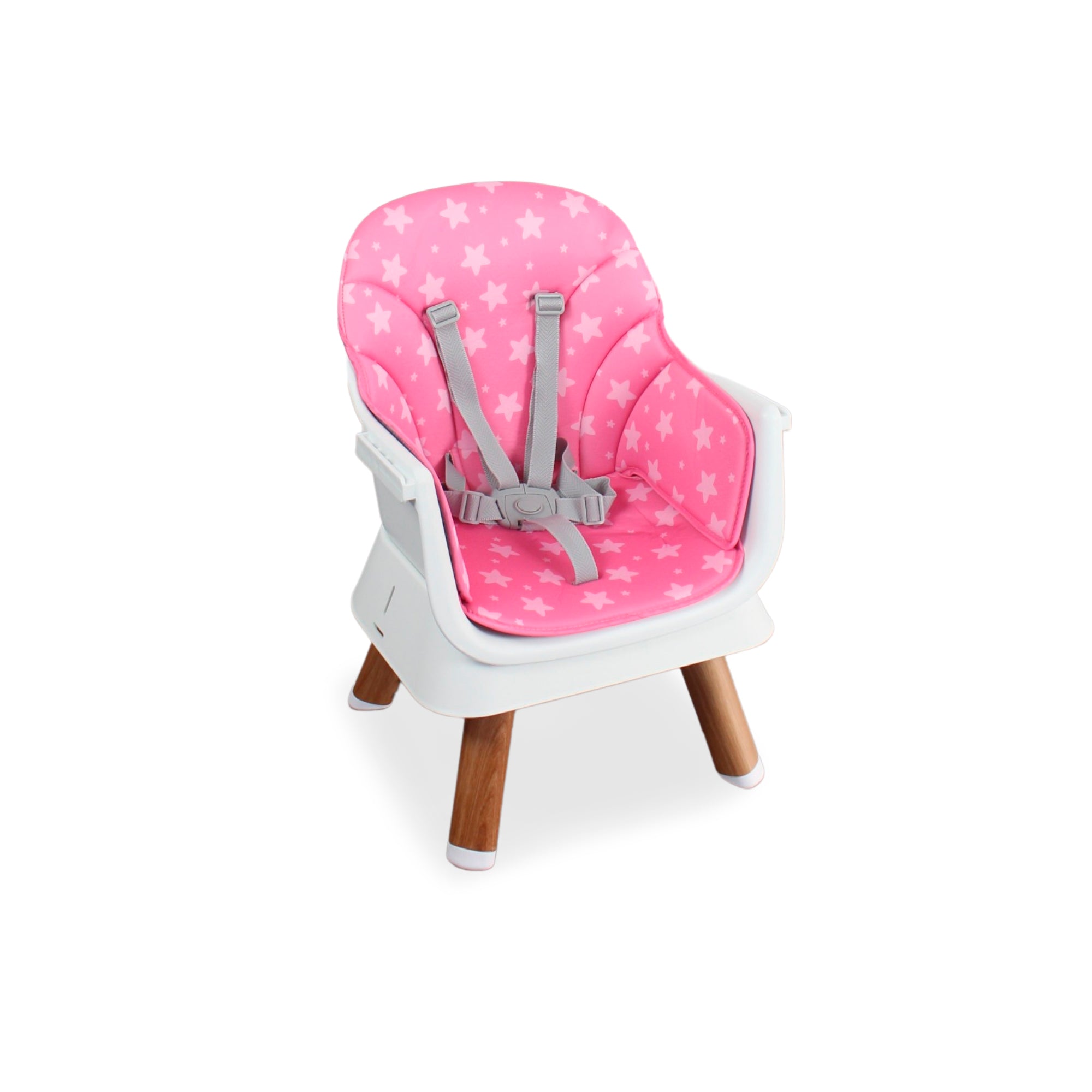SILLA COMEDOR BABY ELITE DINNER PINK 5 EN 1 PREMIUM