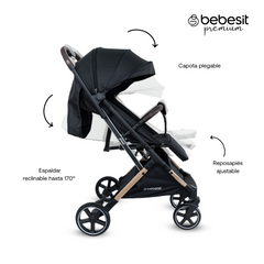 COCHE COMPACTO PIXEL BLACK PREMIUM