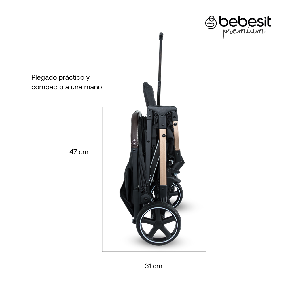 COCHE COMPACTO PIXEL BLACK PREMIUM