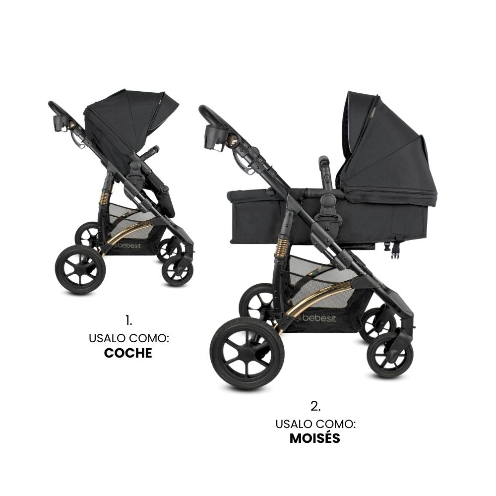 COCHE SPRING GOLD BLACK  PREMIUM