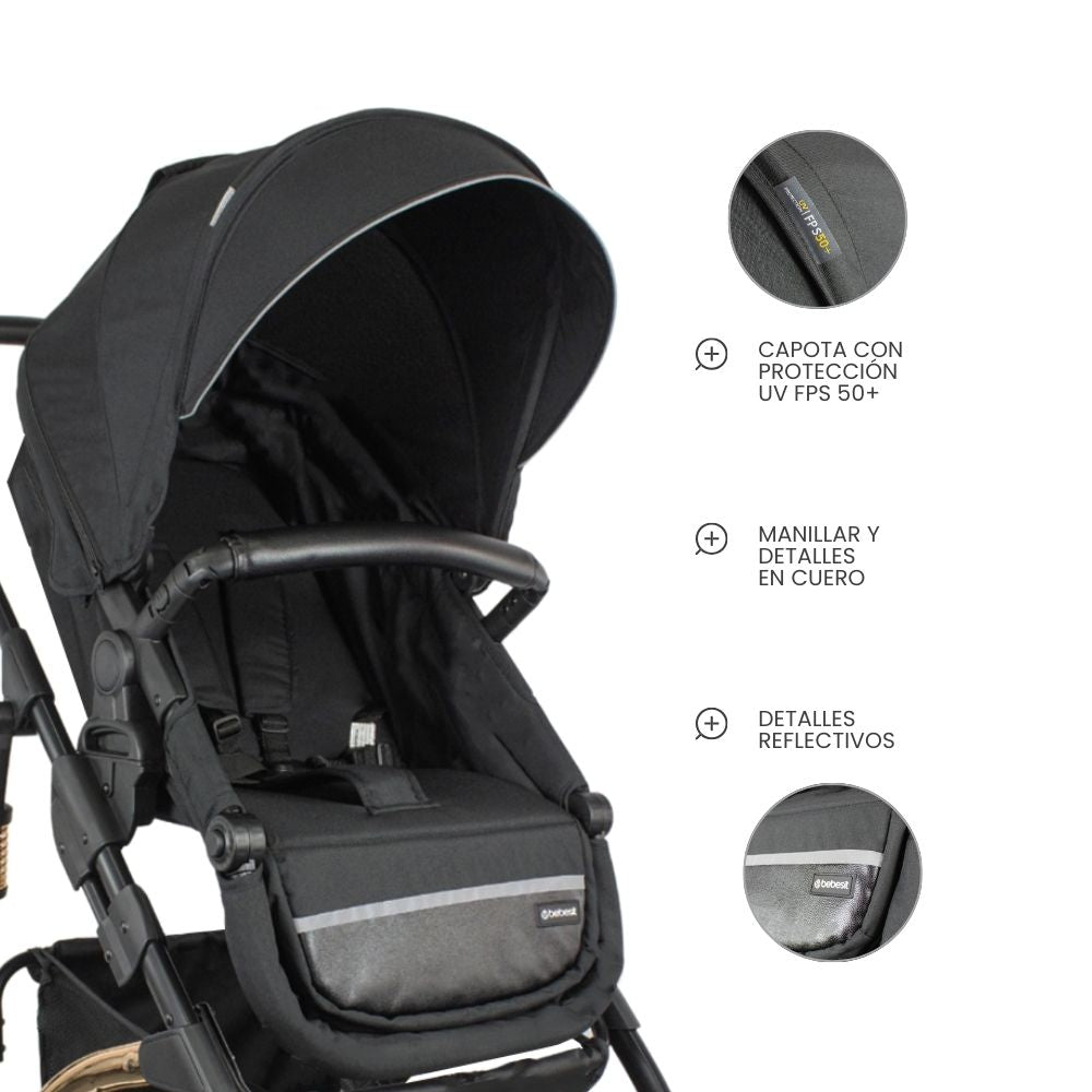 COCHE SPRING GOLD BLACK  PREMIUM