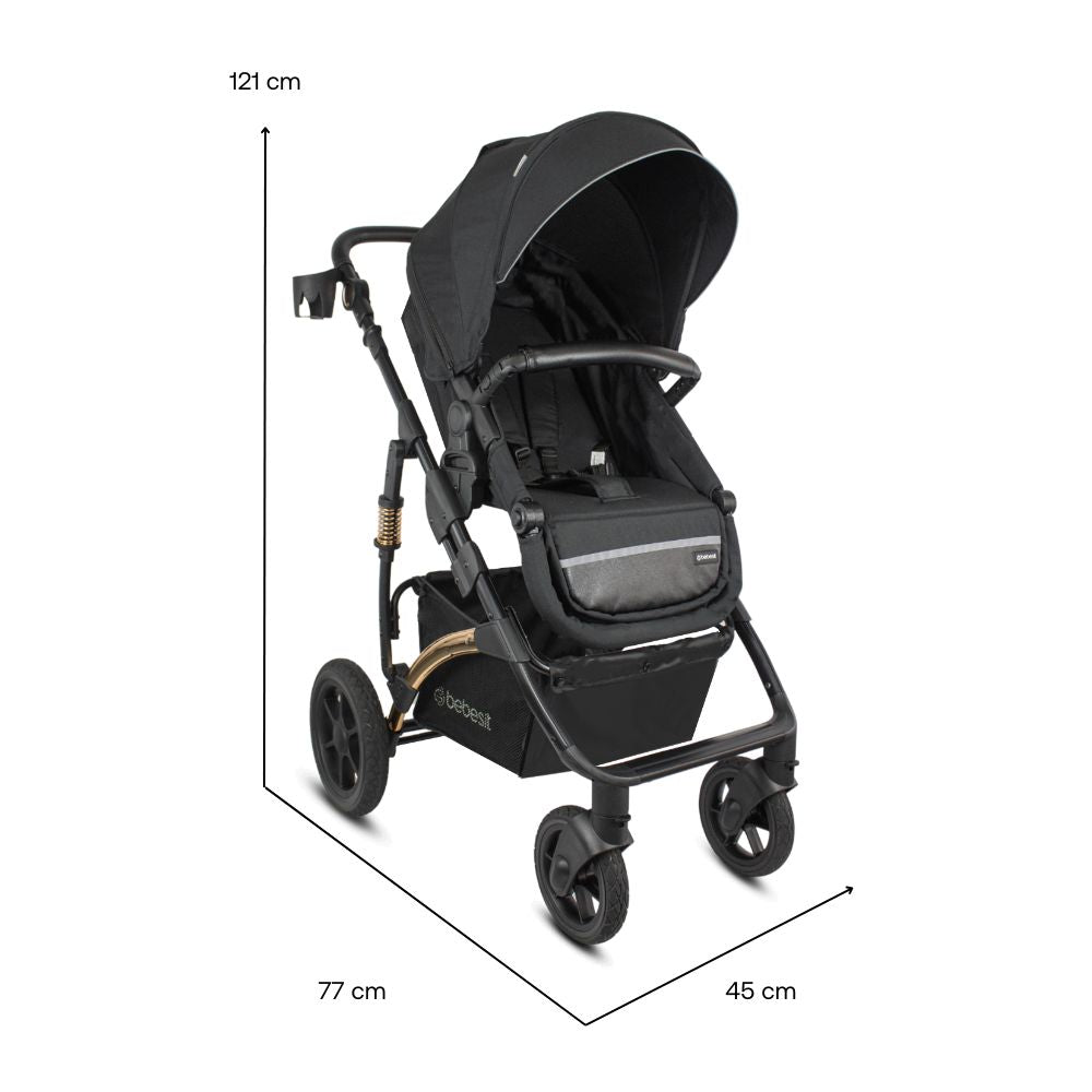 COCHE SPRING GOLD BLACK  PREMIUM