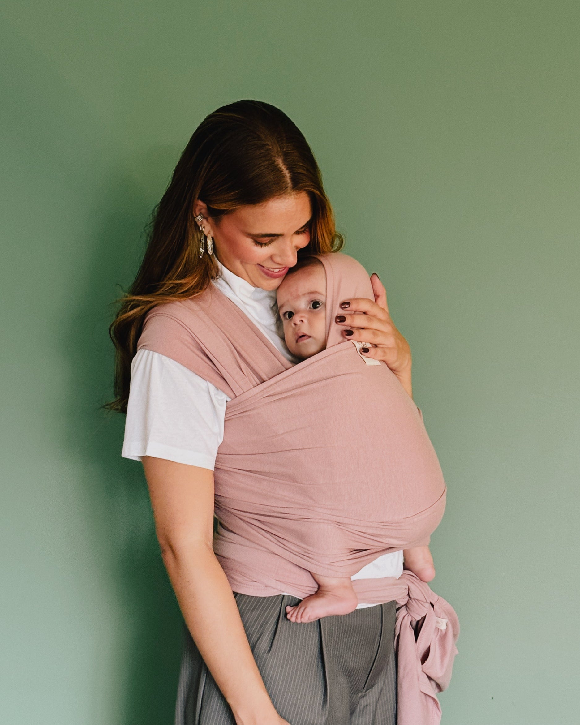 Porteo Fular Boba Wrap Fular Tela Fular Elastico Rosa – Babies Toys