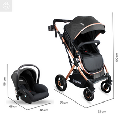 TRAVEL SYSTEM GOLD LX BLACK