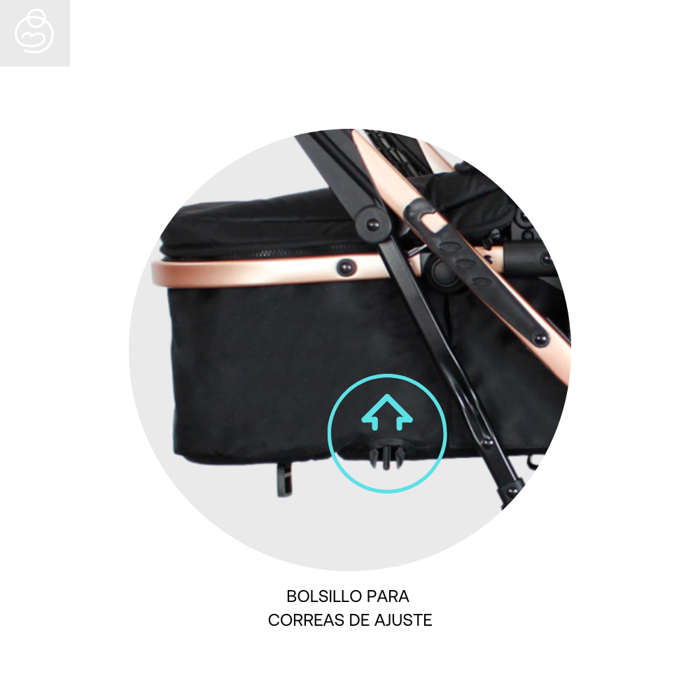 TRAVEL SYSTEM GOLD LX BLACK