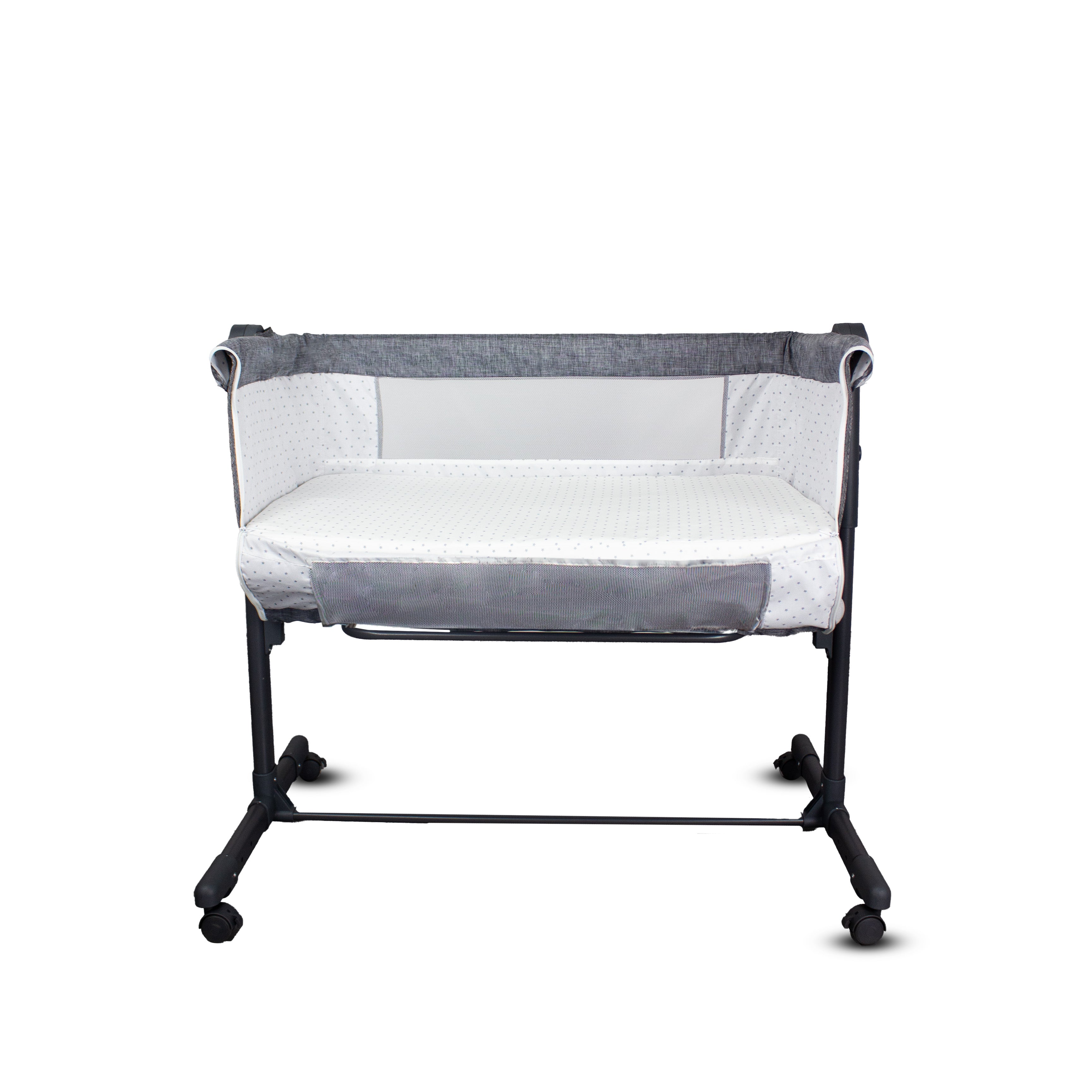 CUNA COLECHO SIDE BY SIDE GRAY