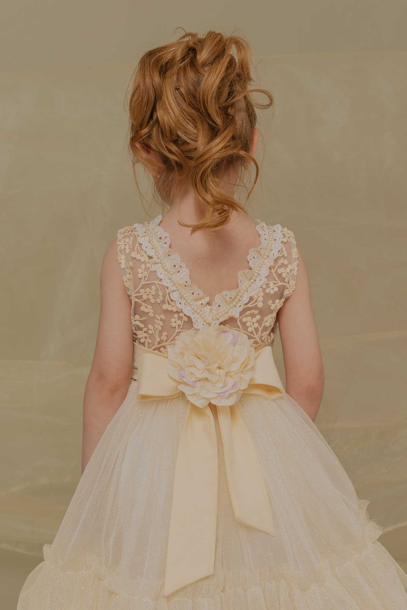 VESTIDO LIBROS BEIGE