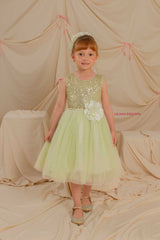 VESTIDO LIRICA VERDE
