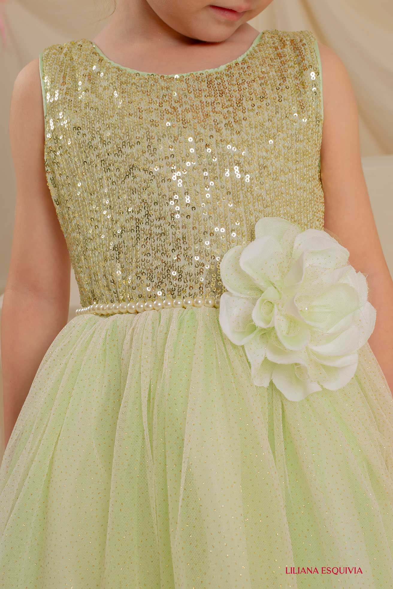 VESTIDO LIRICA VERDE